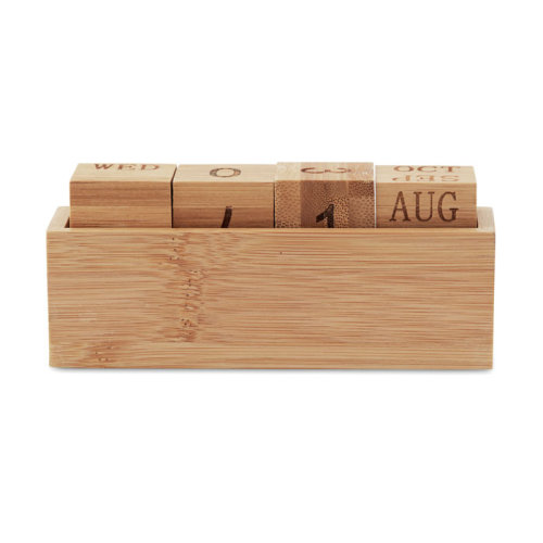 Календарь бамбуковый (древесный)