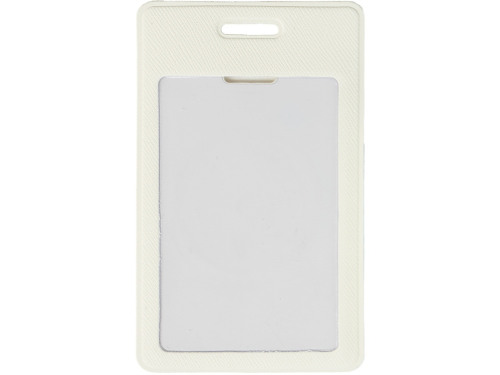 Вертикальный карман из экокожи для карты Favor, белый