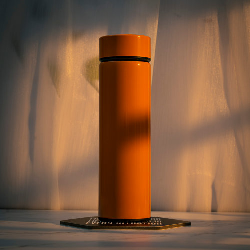 Термос Reactor с датчиком температуры, оранжевый