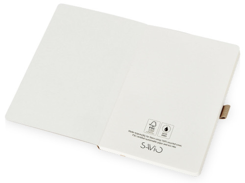 Блокнот Sevilia Soft, гибкая обложка из крафта A5, 80 листов, крафтовый/бежевый