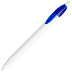 Ручка шариковая X-1 (белый, темно-синий)