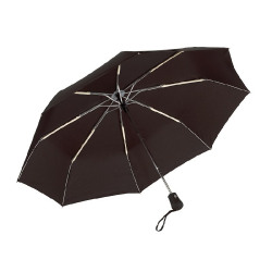 Автоматический ветроустойчивый складной зонт BORA (чёрный)