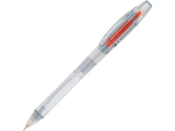 Ручка-маркер пластиковая ARASHI, прозрачный/апельсин
