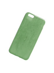 Чехол для iPhone 6 / 6S силиконовый, зеленый мрамор